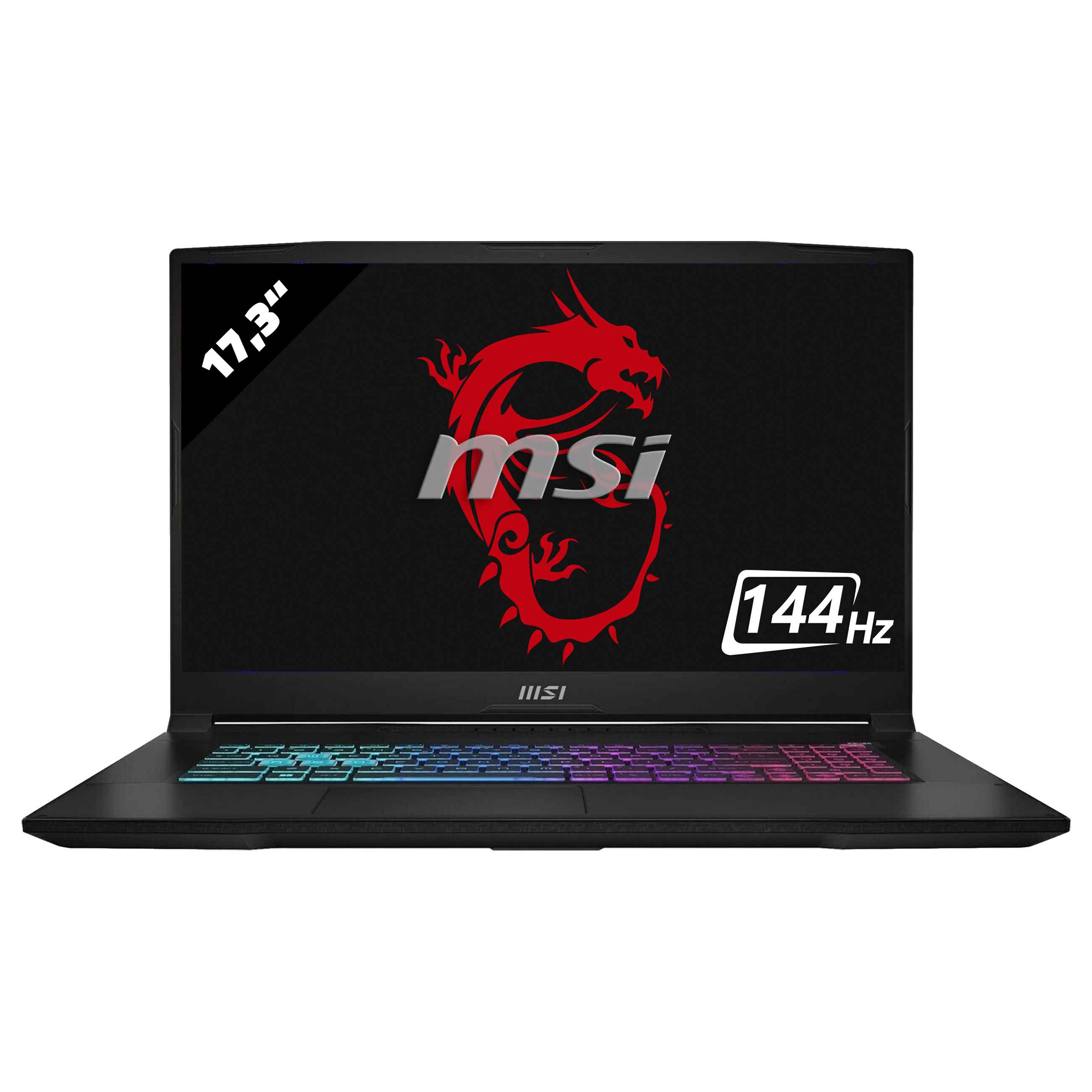 MSI Katana 17 B12VGK-405 

 - 17,3 Zoll - Intel Core i7 12650H @ 4,7 GHz - 16 GB DDR5 - 1 TB SSD - GeForce RTX 4070 - 1920 x 1080 FHD - Windows 11 Home