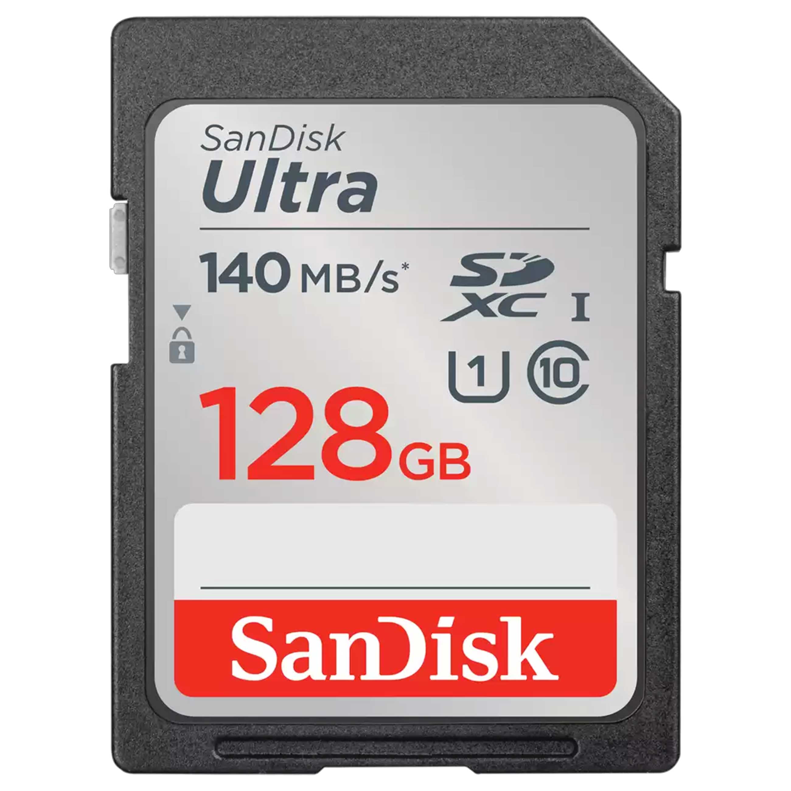 0619659200190 - SanDisk SDXC Ultra 128GB (Class 10 UHS-I 140MB s) SDHC-Karte 128 GB UHS-Class 1 Wasserdicht stoßsicher