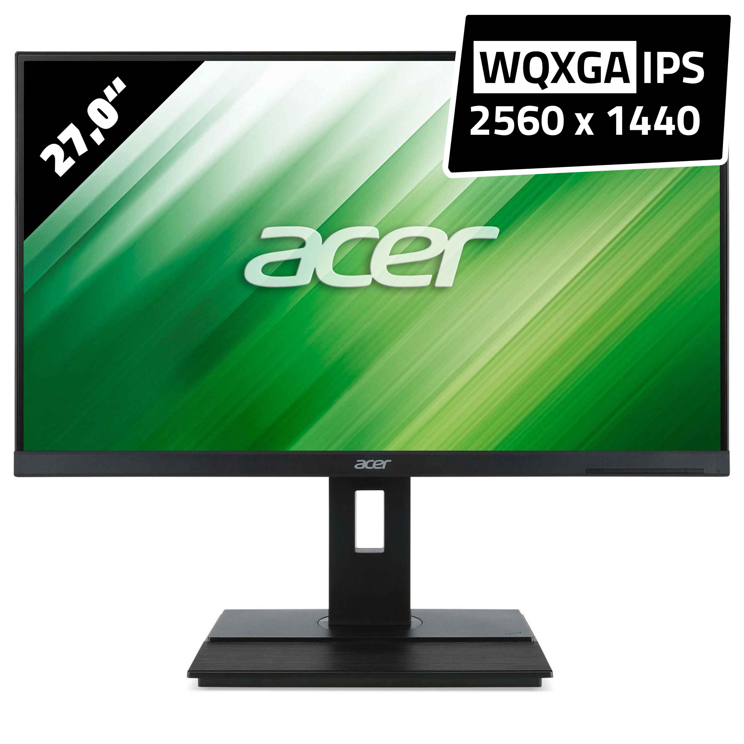 Acer B276HUL - 2560 x 1440 - WQXGHGut - AfB-refurbished