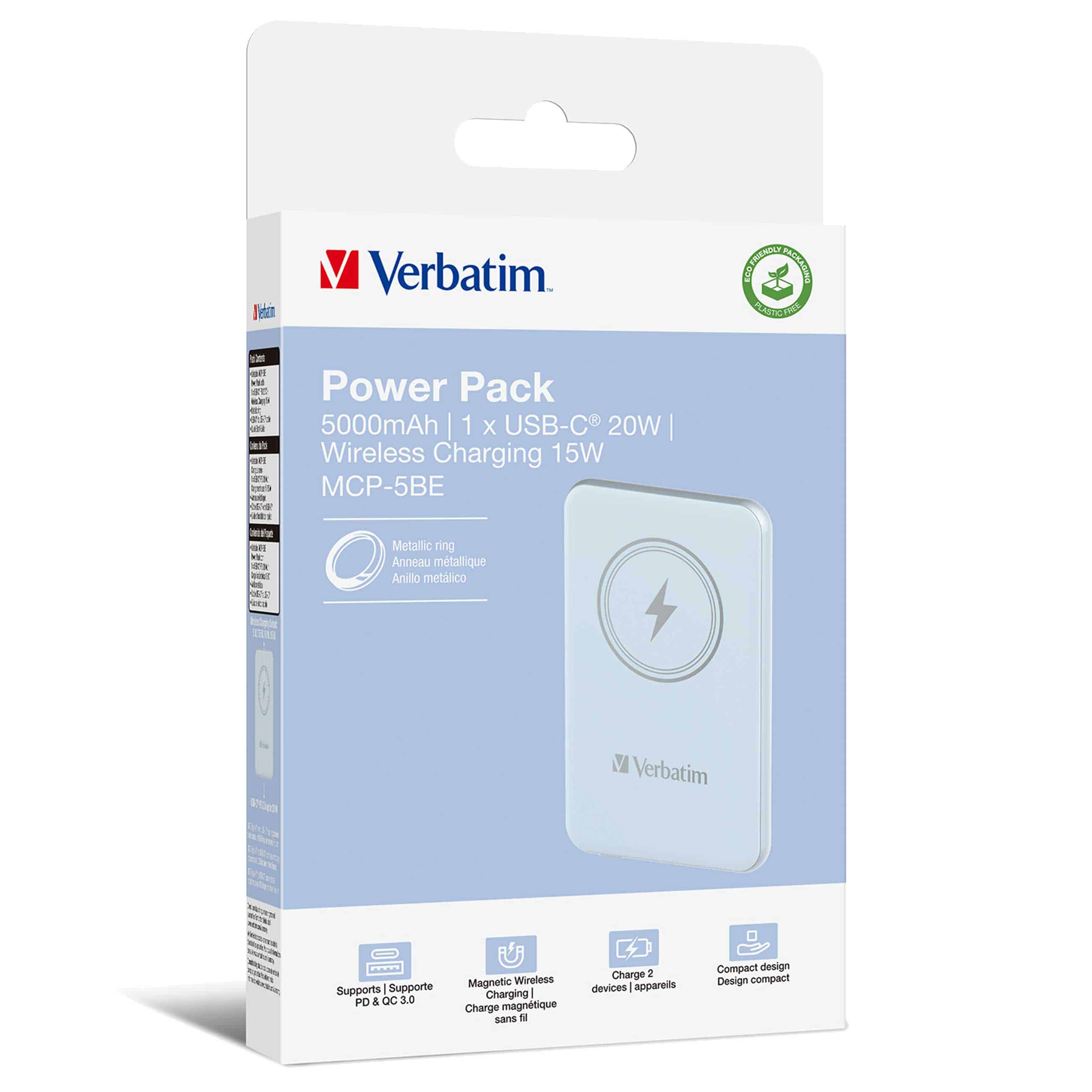 Verbatim Charge 'n' Go - Wireless Powerbank