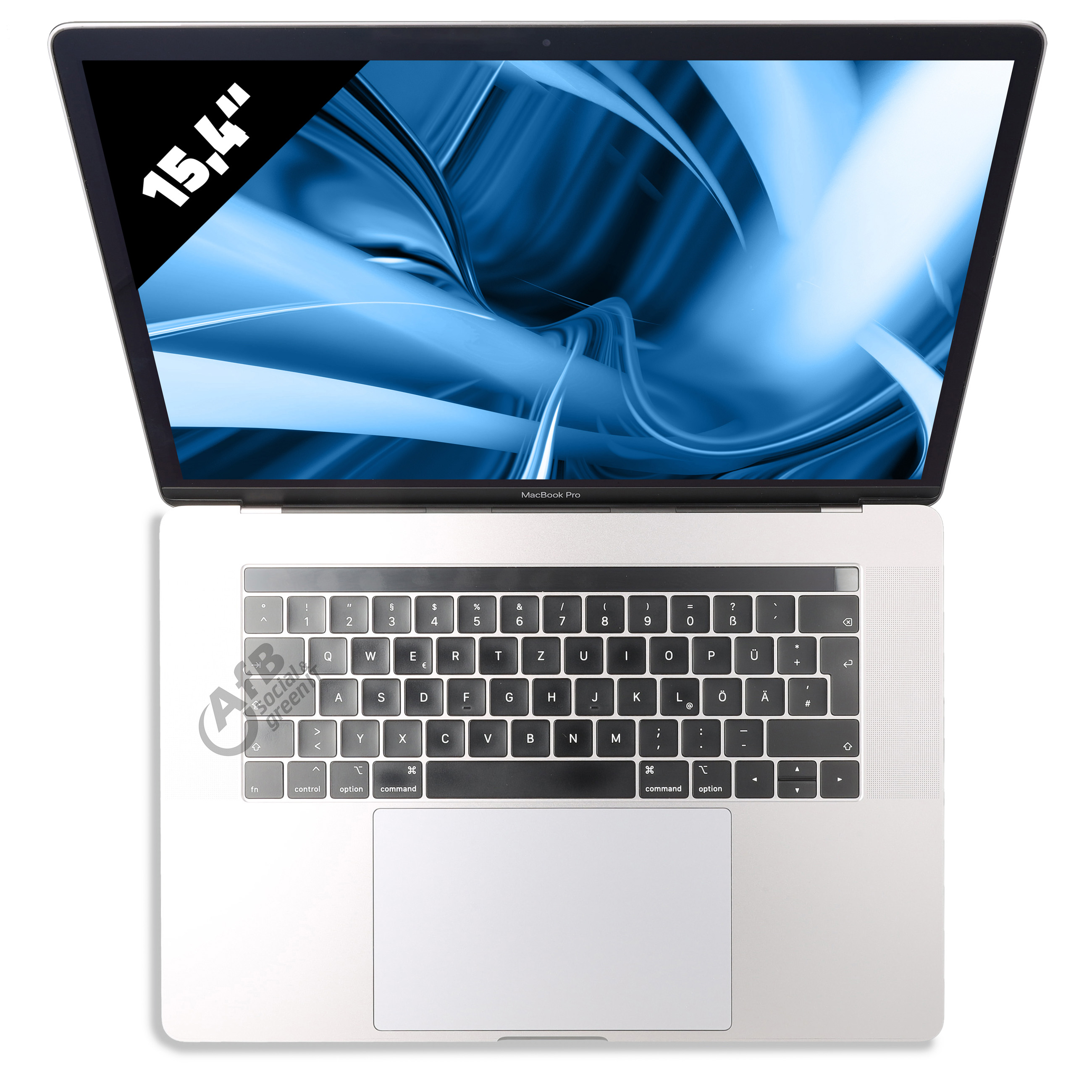 4251922678211 - MacBook Pro 15 (2017) Space Gray - 154 Zoll - Core i7-7920HQ @ 31 GHz - 16GB RAM - 256GB SSD - Radeon Pro 555 - 2880x1800 - Touch Bar - Webcam - macOS