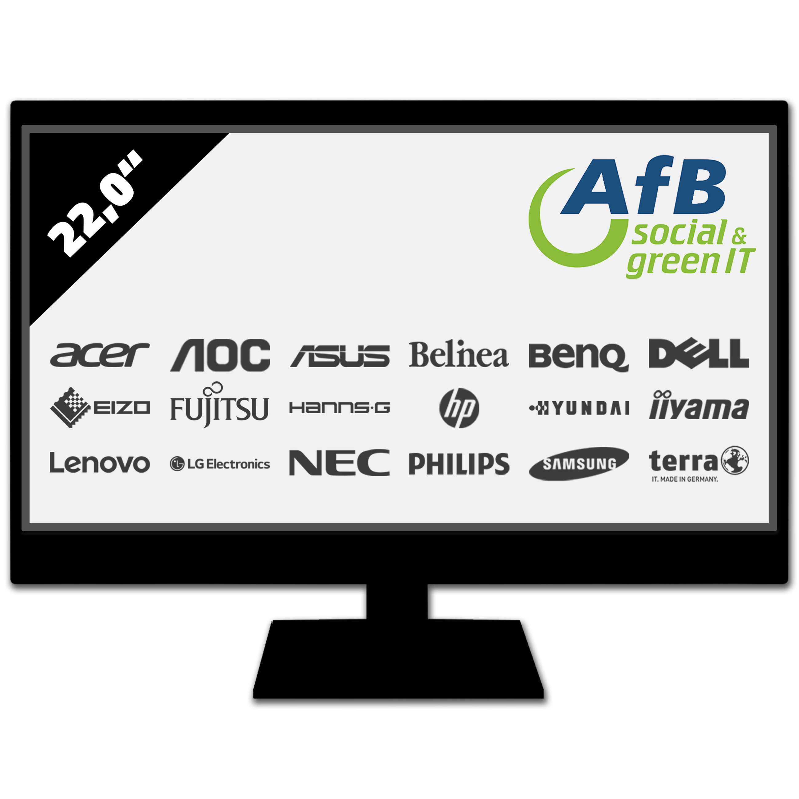 Diverse 22 Zoll Monitore  von Markenherstellern