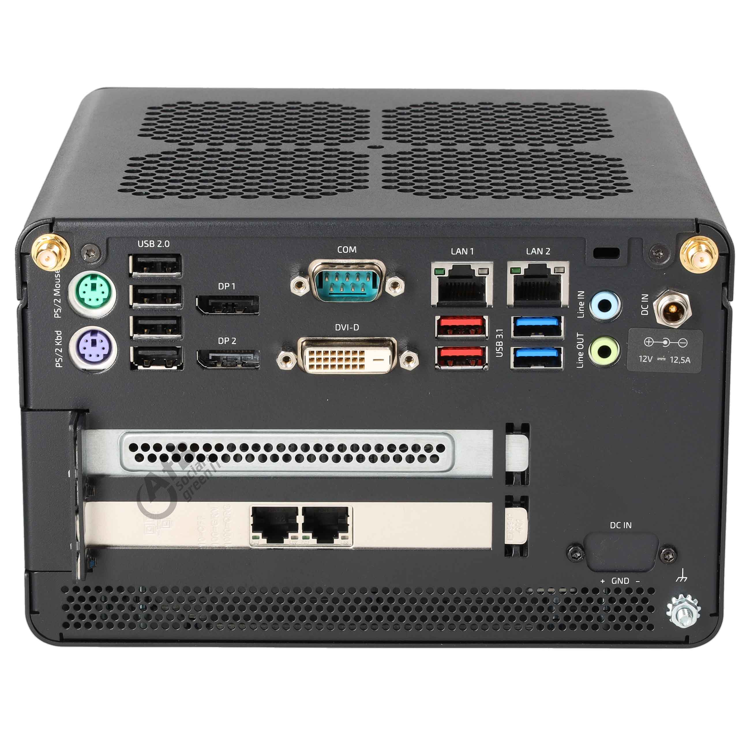 Kontron KBOX B-202-CFL-SA - Desktop - Intel Core i7 8700 @ 3,2 GHz - 32 GB DDR4 - 250 GB M.2 SSD - ohne Betriebssystem